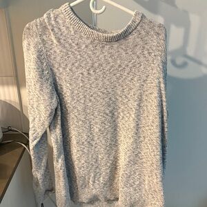 Express Heather Gray Knit Pullover